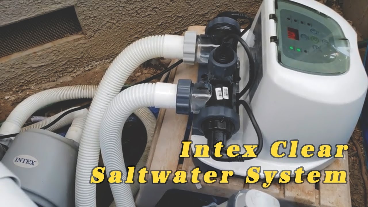 how to set up above ground pool saltwater systems pumps